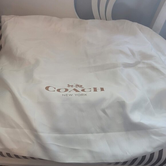 Coach Color-Block Snakeskin Handle Purse with Dust Cover - Picture 5 of 5